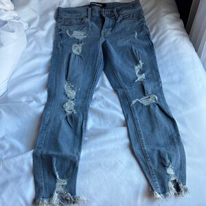 Express Women's Denim Ankle Leggings